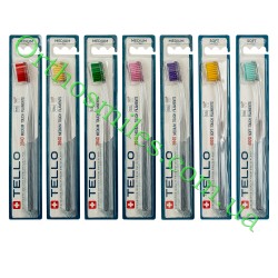 Зубна щітка TELLO кольорова Medium