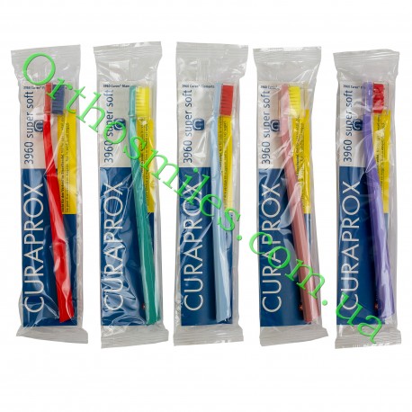 Зубна щітка Curaprox "Super Soft"  3960 в поліетиленовій упаковці фото 1 — OrthoSmiles