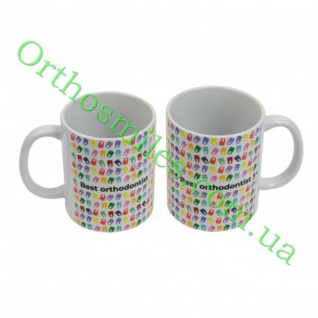 Чашка "best orthodontist" фото 1 — OrthoSmiles