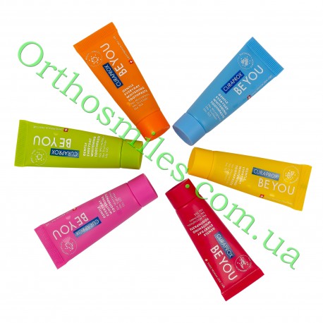 Відбілююча зубна паста BE YOU від Сuraprox 10 МЛ, персик фото 1 — OrthoSmiles